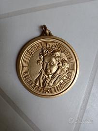 Ciondolo medaglia Beethoven vintage