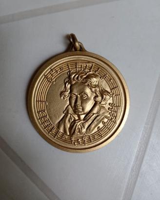 Ciondolo medaglia Beethoven vintage
