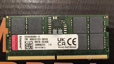 Kingston RAM DDR5 SODIMM 16GB 4800 MHz