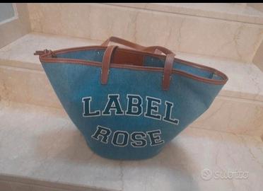 Borsa Nancy Denim Label Rose 