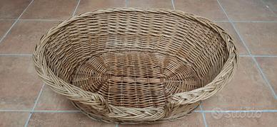 Cuccia in vimini per animali
