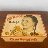 Latta vintage Ambrosoli Cara-Mou anni 50 caramelle