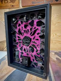 Quadro Con Bottiglia Rotta Scapegrace gin