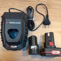 Batteria 2,5ah e 4ah Caricabatt 12v Parkside NUOVI