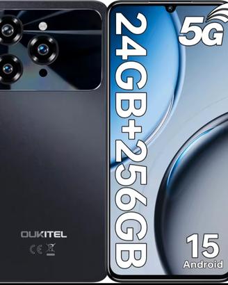 OUKITEL C6 5G, 24GB+256GB/1TB Telefono nuovo