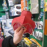 paralume vintage color rosso