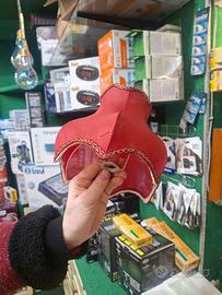 paralume vintage color rosso