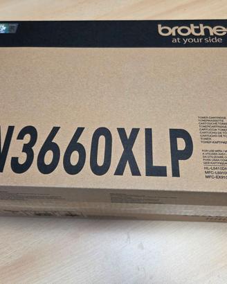 Brother TN3660XLP toner nero originale nuovo