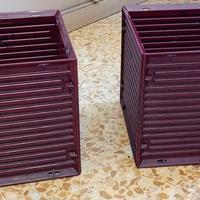 coppia cestini vintage  serie Synthesis Olivetti