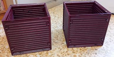 coppia cestini vintage  serie Synthesis Olivetti