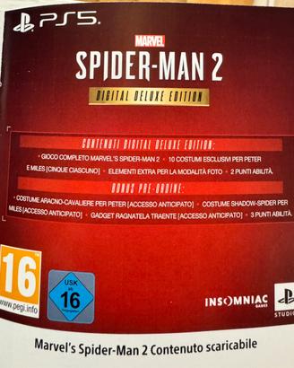 Gioco: Spiderman 2 deluxe edition vers. digitale
