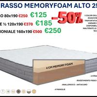 Materasso molle insacchettate - 4 strati Memory