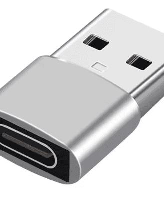 adattatore usb a typeC in metallo robusto