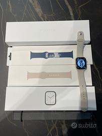 Apple Watch 7 45 mm Galassia + cinturini originali