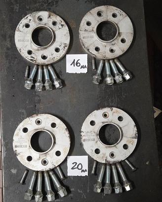 Distanziali Sparco per 500 Abarth 20mm + 16mm