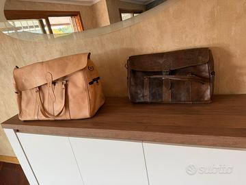 Stock borse in vera pelle nuove + cinture