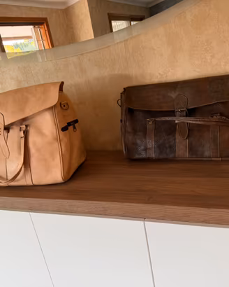 Stock borse in vera pelle nuove + cinture