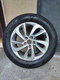 Ruota/pneumatico con cerchio in lega 225 60 R17