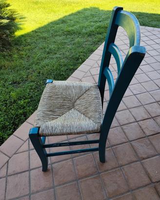 sedia in legno