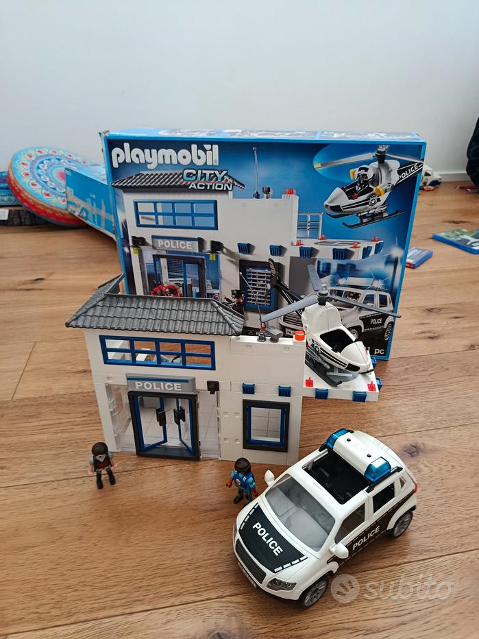 Police Station Stazione Della Polizia Con Prigione Playmobil Della