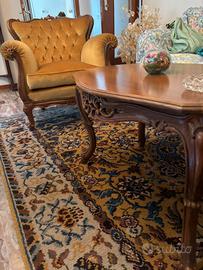 Tavolino Noce Barocco