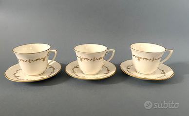 Servizio vintage da tè Royal Worcester