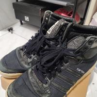 Adidas top ten tg 44 uomo nere, scarpe usate
