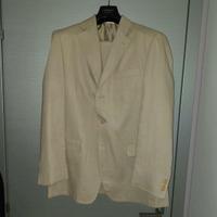 Vestito completo in lino come nuovo tg 52