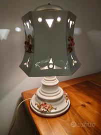 lampada vintage ceramica 