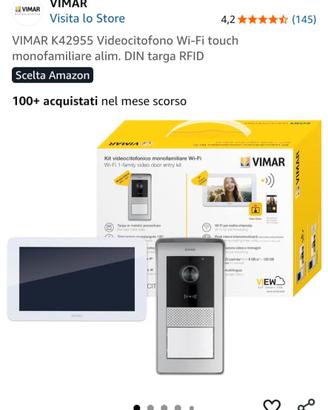 VIMAR K42955 Kit videocitofono WIFI monofamiliare