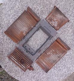 Focolare in ghisa per stufa a legna Sideros