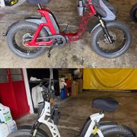E-bike FANTIC Issimo Rosso/Bianca Bici Elettrica
