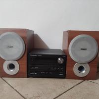 impianto audio casse Sony amplificatore mini Panas