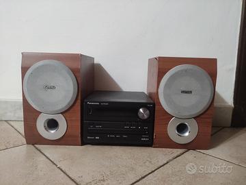 impianto audio casse Sony amplificatore mini Panas
