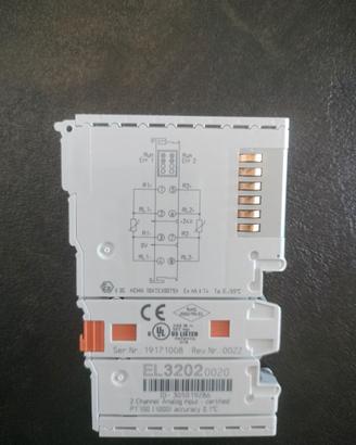 BECKHOFF EL3202-0020 EtherCAT 2 Channel Pt100