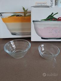 set coppette in vetro