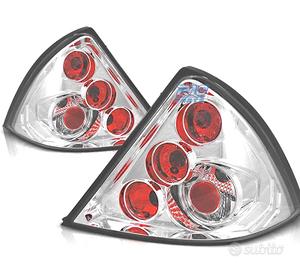 FANALI PER FORD MONDEO MK3 00-07 FONDO CROMATO