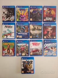 Giochi per Playstation 4 prezzi in descrizione 
