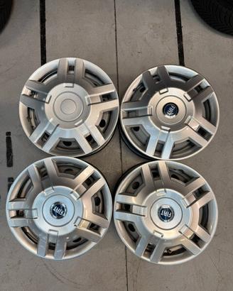 4 cerchi usati ferro 15 pollici FIat Ducato 6x15 5