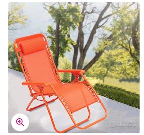 Sedia gravità zero,poltrona relax pieghevole 