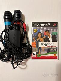 Kit Singstar Ps2 completo + 2 microfoni originali