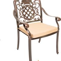 Sedia giardino modello Vienna alluminio pressofuso