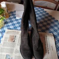 stivali donna Nero Giardini tg 35 in pelle 