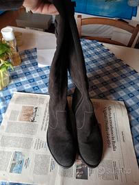 stivali donna Nero Giardini tg 35 in pelle 