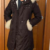 Cappotto piumino con pietre Laura Biagiotti