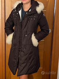 Cappotto piumino con pietre Laura Biagiotti