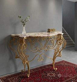 VENDUTAConsolle Marmo Rosso di Francia Mid Century