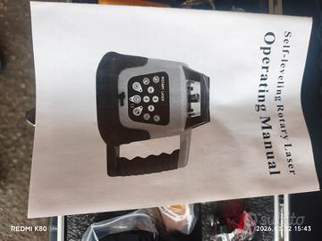 Livella laser rotativa autolivellante