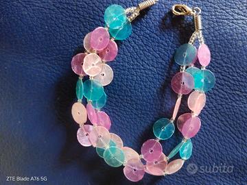 Bracciale donna madreperla e conchiglia naturale 