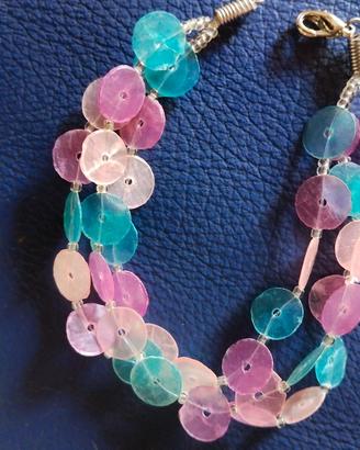 Bracciale donna madreperla e conchiglia naturale 